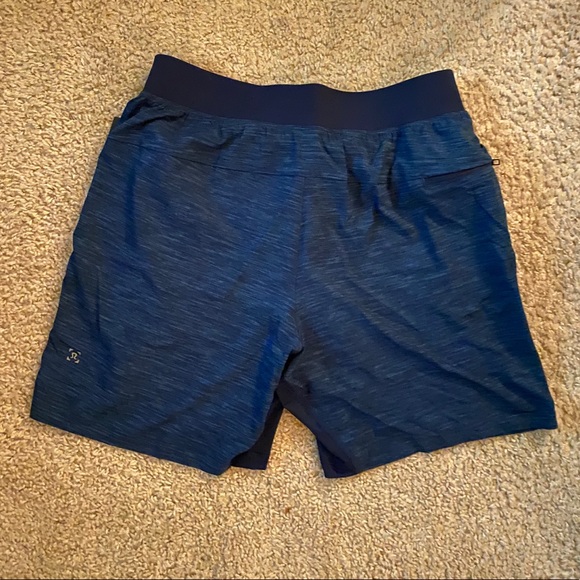 Lululemon Blue T.H.E. Shorts 7” Lined Nulux Sz M - Picture 6 of 8